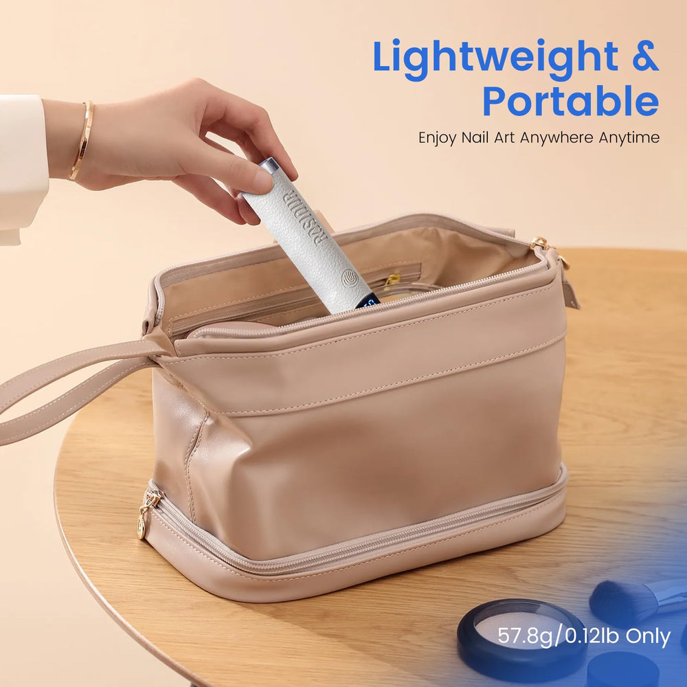 Rosiour Mini UV Lamp cures all gel polishes quickly for smooth finishes