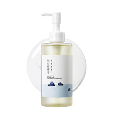 ROUND LAB 1025 Dokdo cleansing oil bottle for makeup removal and gentle cleanse.