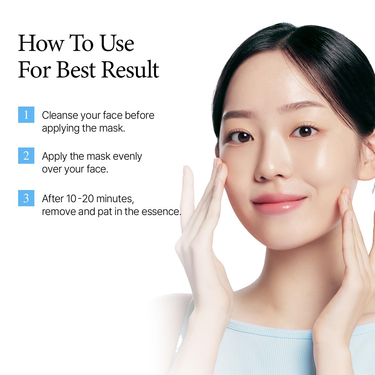 ROUND LAB 1025 Water Gel Mask layerable with other serums for enhanced hydration.