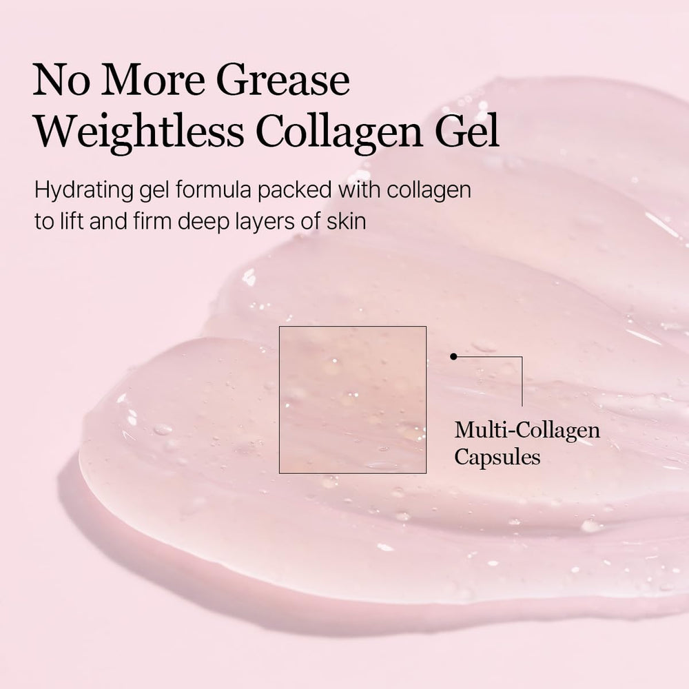 ROUND LAB Camellia Deep Collagen Cream HPR illustration highlights pore-refining texture.