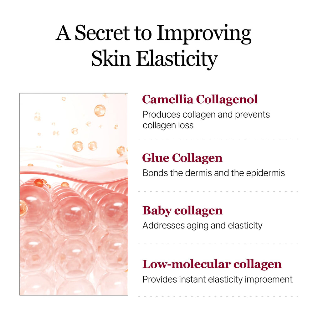 ROUND LAB Camellia Deep Collagen V Lifting Mask compact jar close-up.