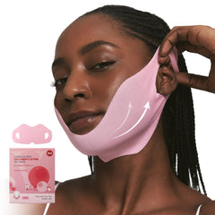 ROUND LAB Camellia Deep Collagen V Lifting Mask packaging promotes at-home firming.
