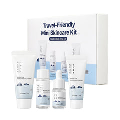 ROUND LAB Dokdo hydrating mini kit box, travel-ready and gift-worthy.