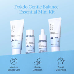 ROUND LAB Dokdo mini cleanser 30ml bottle highlights gentle cleansing.
