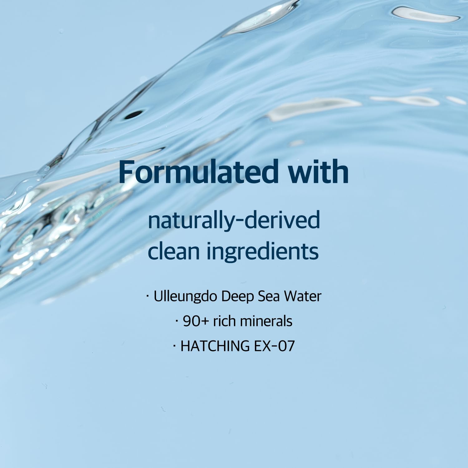 ROUND LAB Dokdo Toner texture closeup reveals watery consistency for fast absorption.