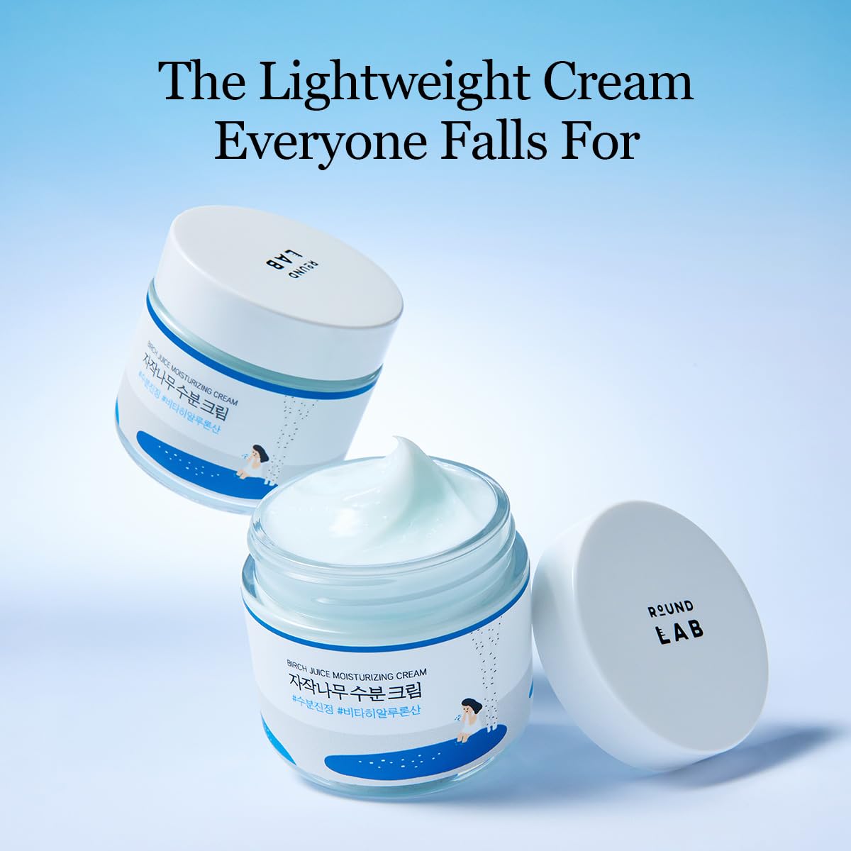 ROUND LAB Moisture capsules close-up show burst-release hydration for deep skin nourishment.