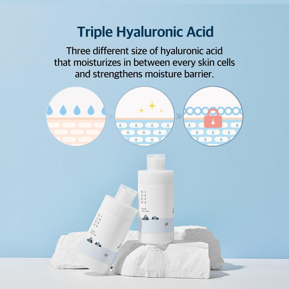 ROUND LAB Panthenol and Allantoin soothe and protect irritated skin