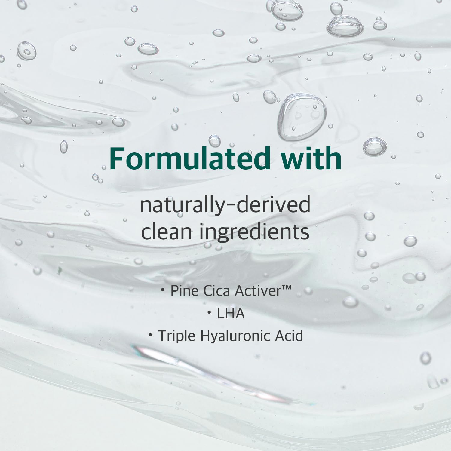 ROUND LAB Pine Calming Cica Mask double-waved holes enhance hydration delivery