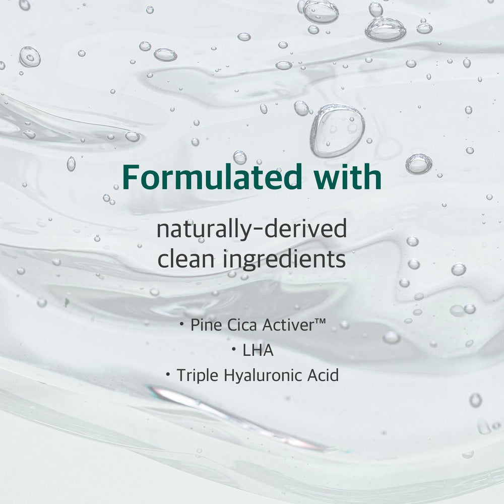 ROUND LAB Pine Calming Cica Mask double-waved holes enhance hydration delivery