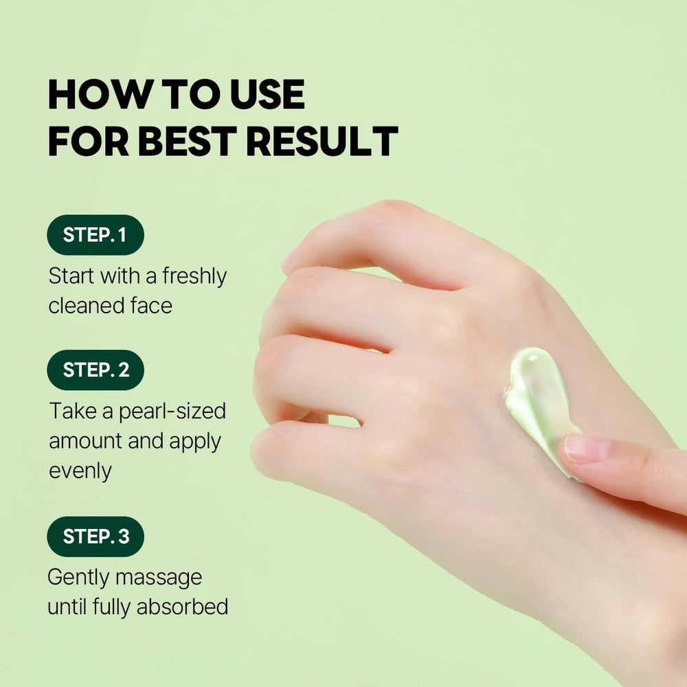 ROUND LAB Pine Cica Calming Cream Plus sebum-control—helps a clearer complexion
