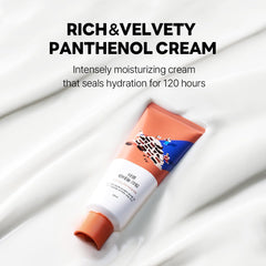 ROUND LAB Soybean Panthenol Cream nanosome detail emphasizes deep delivery.