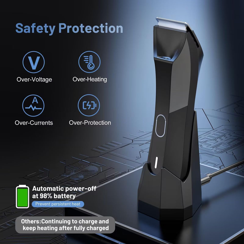 ROUNKIN Manscaped 4.0 wireless charging stand ready for use
