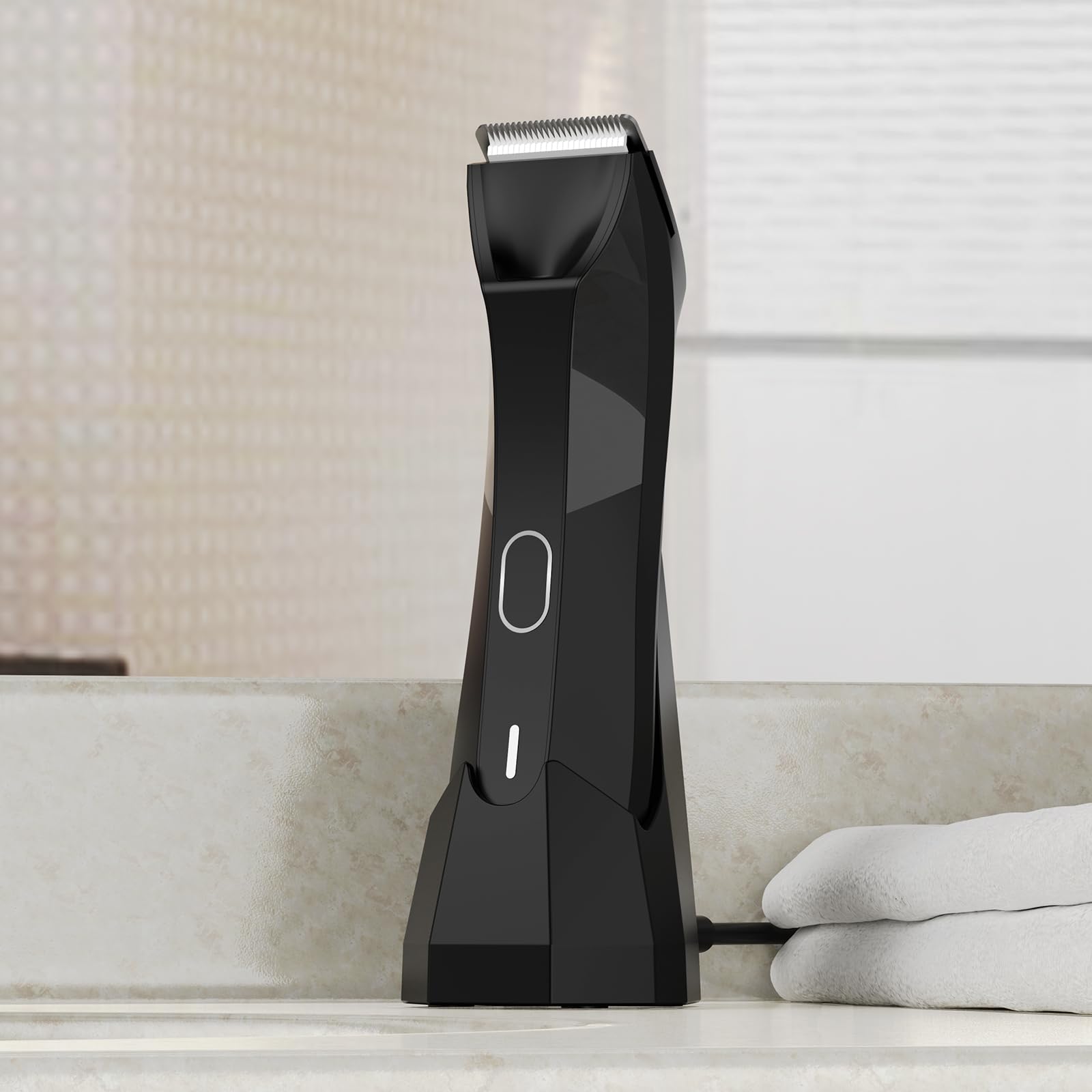 ROUNKIN travel-friendly charging dock with long cable