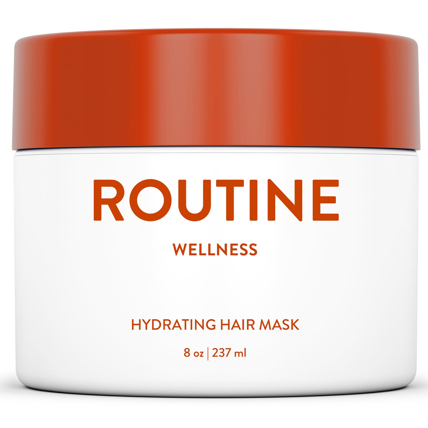 Routine Wellness Deep Conditioning Hair Mask packaging highlights coconut-vanilla formula for color-safe hydration.