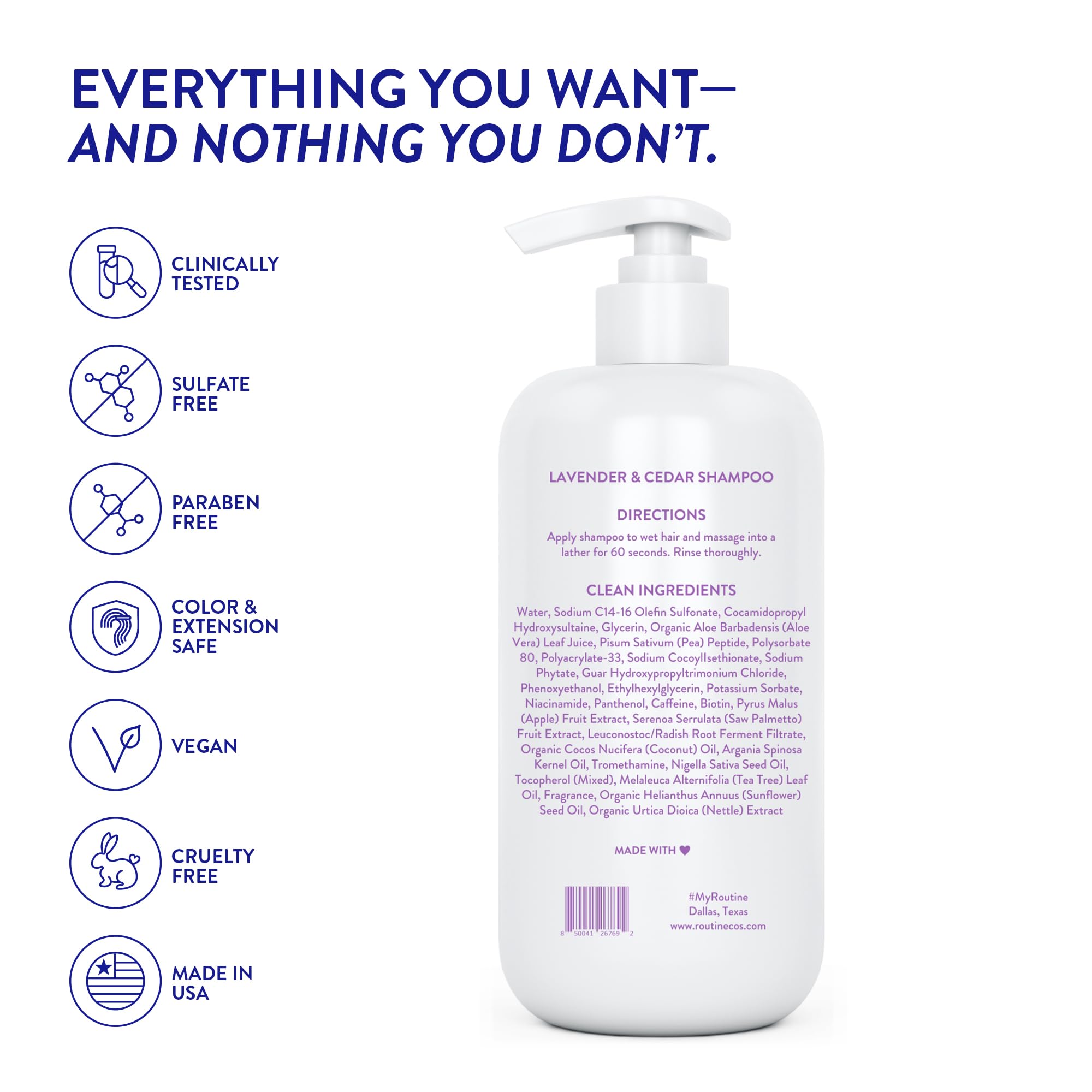 Routine Wellness formulated for both men and women with thinning concerns.