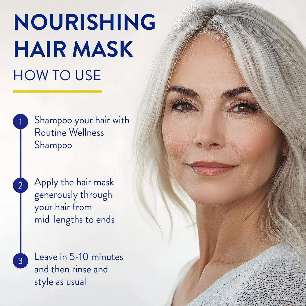 Routine Wellness Hair Mask with biotin and rosemary for nourishment and scalp support
