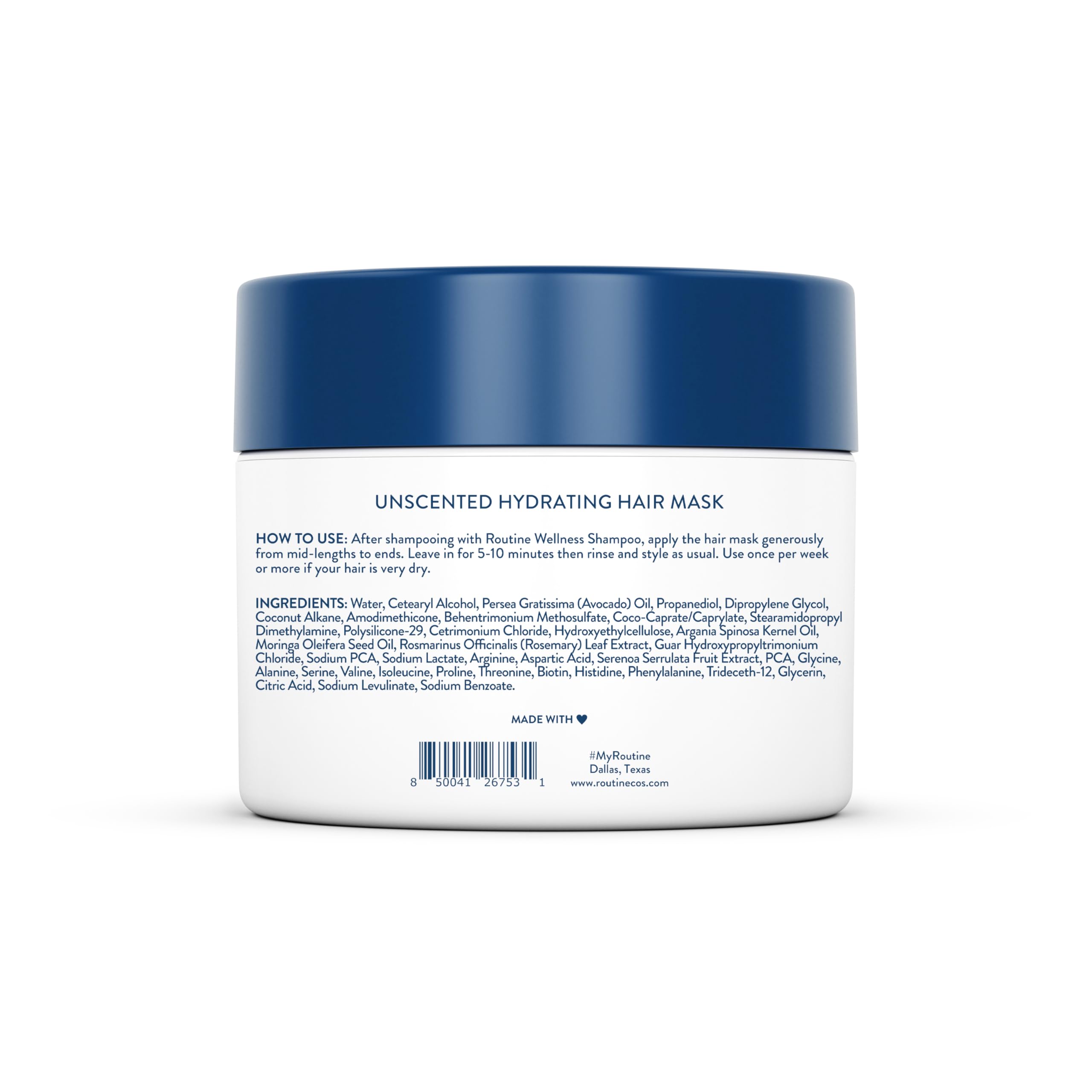 Routine Wellness Hair Mask color-safe formula protects color while conditioning