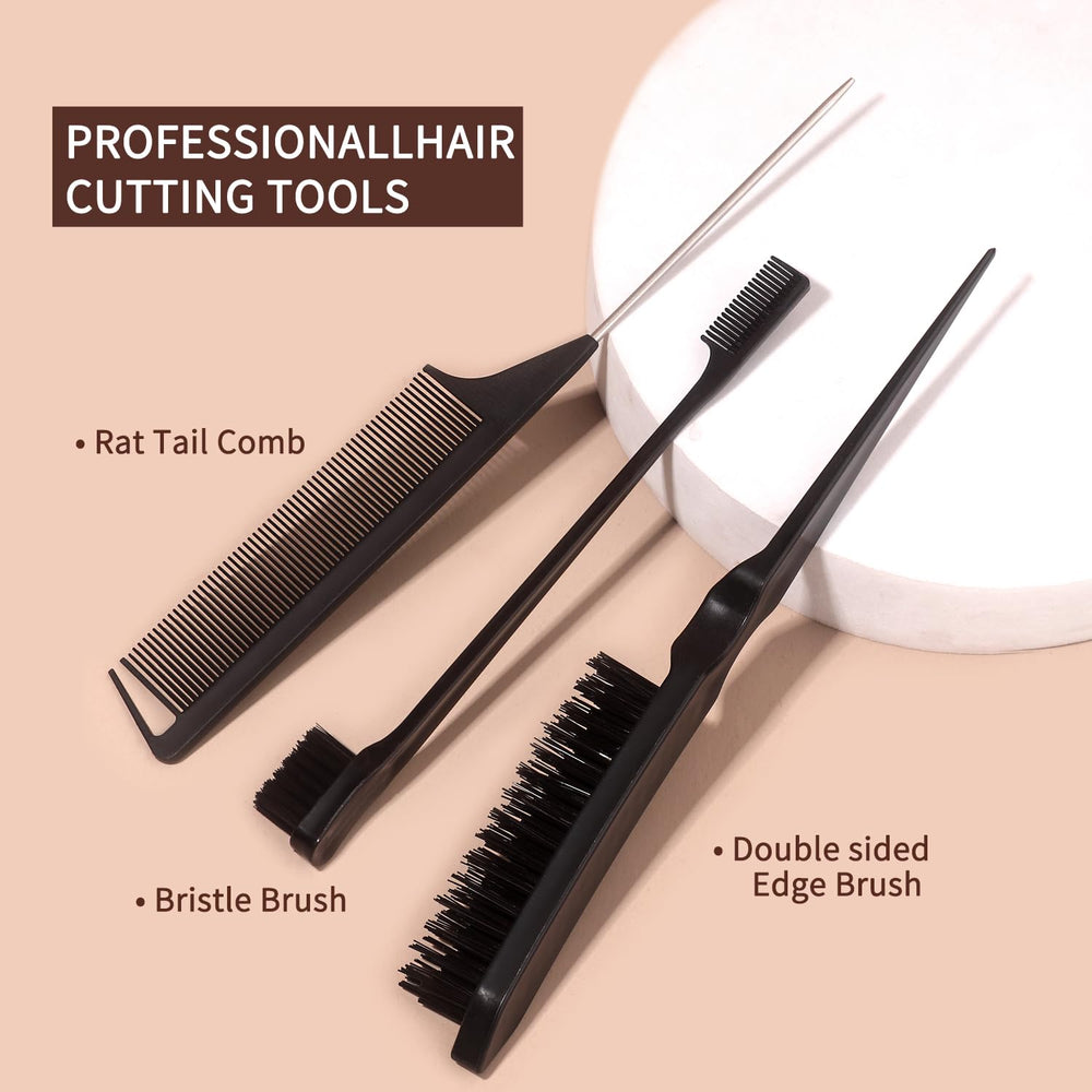 ROVDI rat-tail comb for precise parting and sleek ponytails