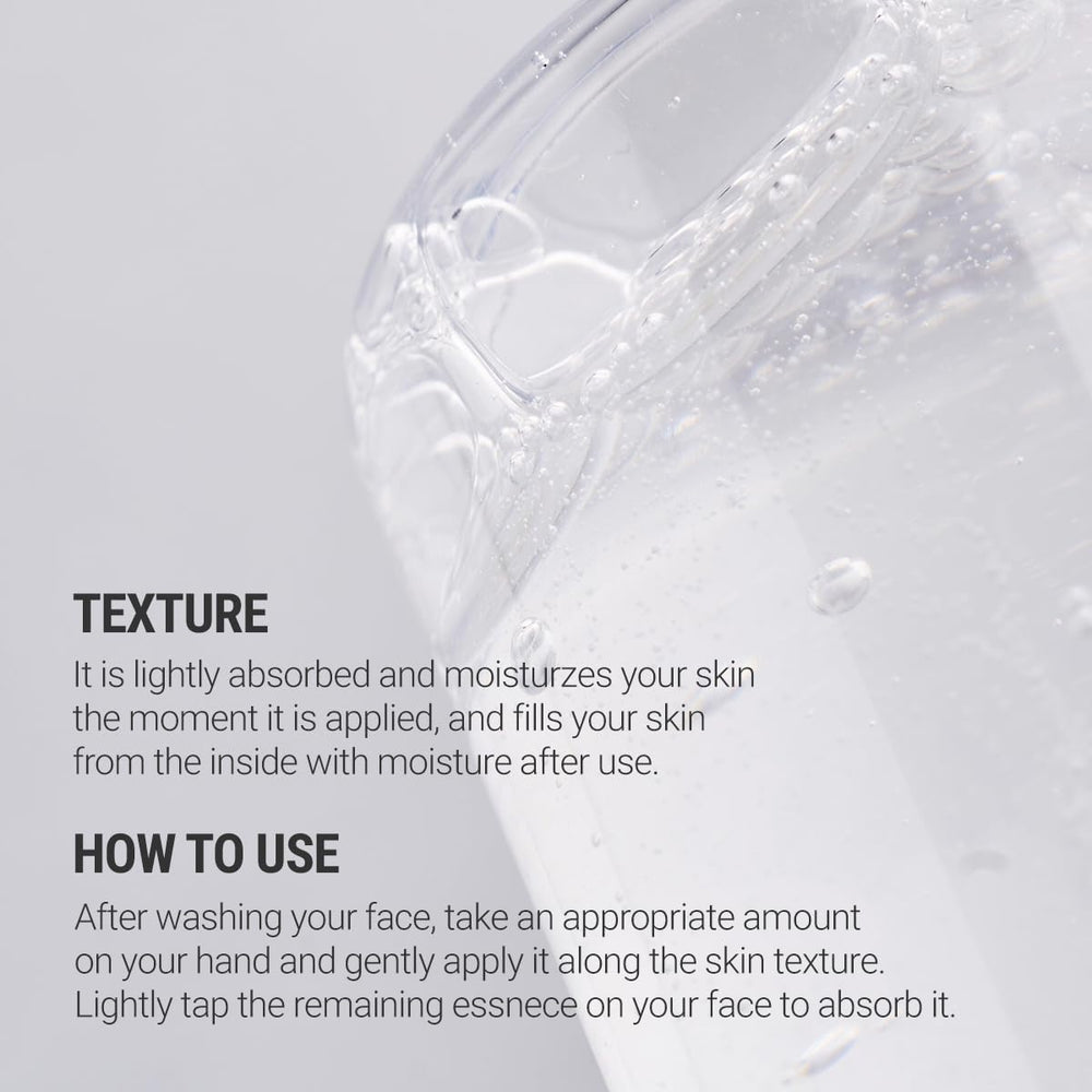 ROVECTIN Aqua Hyaluronic Essence daily routine setup suggests easy morning skincare ritual.