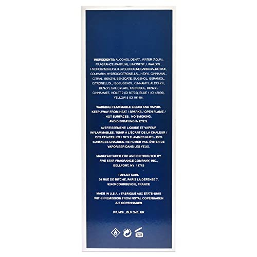 Royal Copenhagen Musk for Men 3.4oz spray shows convenient application