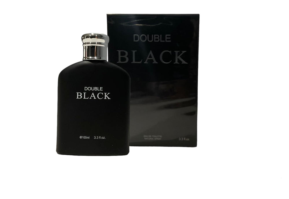 Royal Fragrance Double Black packaging box highlights premium branding and gifting appeal.