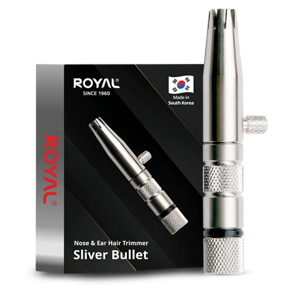 ROYAL nose hair trimmer manual operation highlights eco-friendly grooming for travel