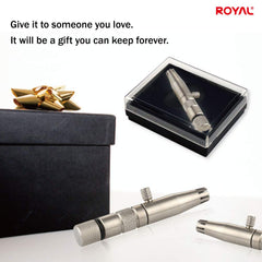 ROYAL nose hair trimmer safe hygienic design prevents skin contact during use