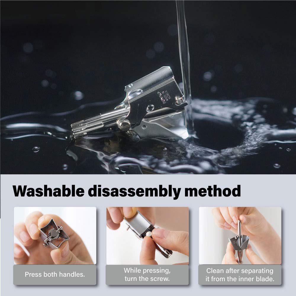 ROYAL Nose Hair Trimmer waterproof body easy cleaning under water after use