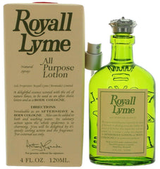 Royall Lyme fragrance close-up highlights lime citrus and vintage grooming vibe for daily freshness.