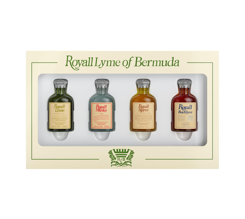 Royall Lyme Heritage Collection bottle shows Bermuda-inspired fragrance for everyday wear.