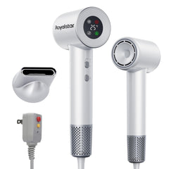 Royalstar hair dryer with 180000rpm motor delivers rapid drying