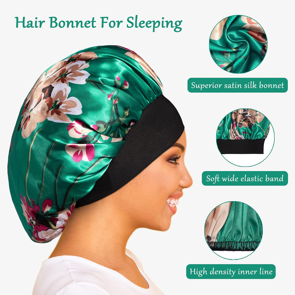 Roybens bonnet ideal for curly hair and braids to keep shapes intact