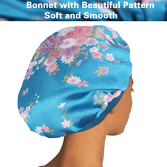 ROYBENS bonnet diameter about 32.7 cm fits diverse hairstyles overnight