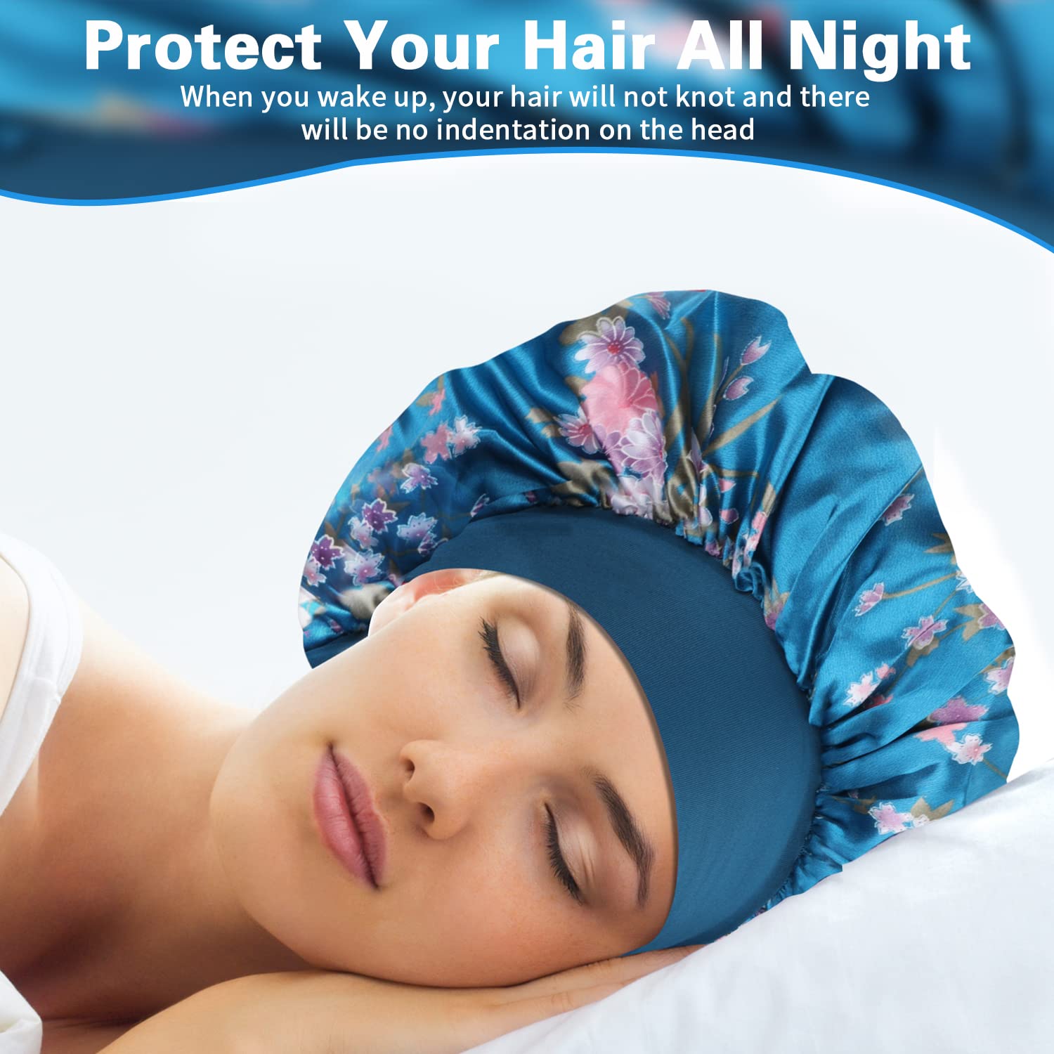 ROYBENS satin bonnet four-pack provides value and versatility