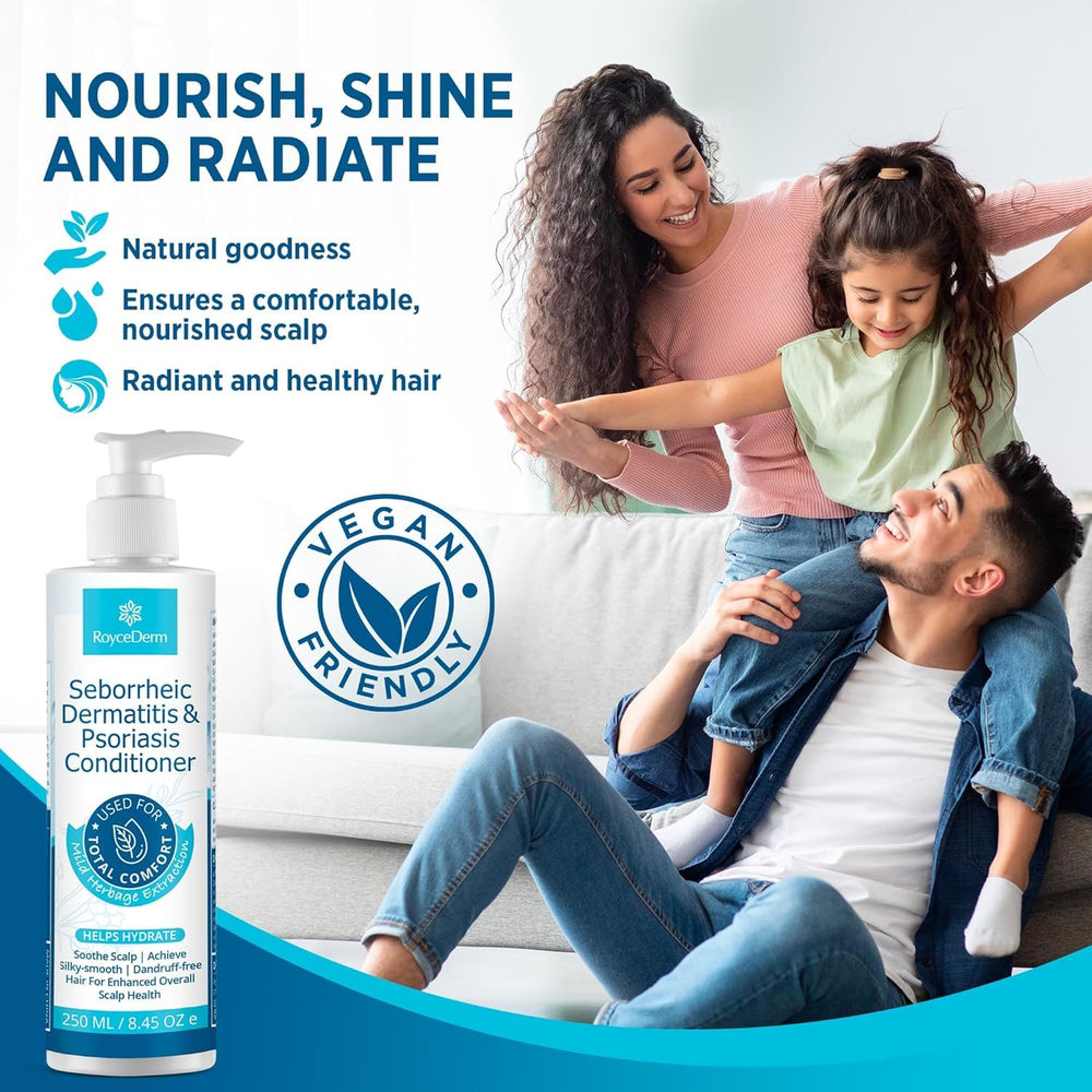 Roycederm hair after use shows enhanced shine and vitality