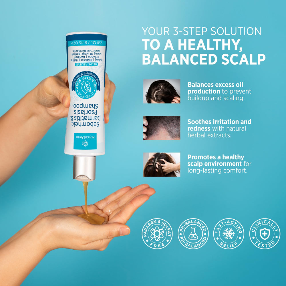Roycederm Herbal extracts close-up emphasizing natural ingredients
