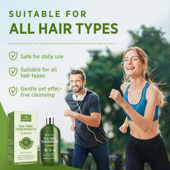 Roycederm Tea Tree Antifungal Shampoo pump for easy daily scalp cleansing