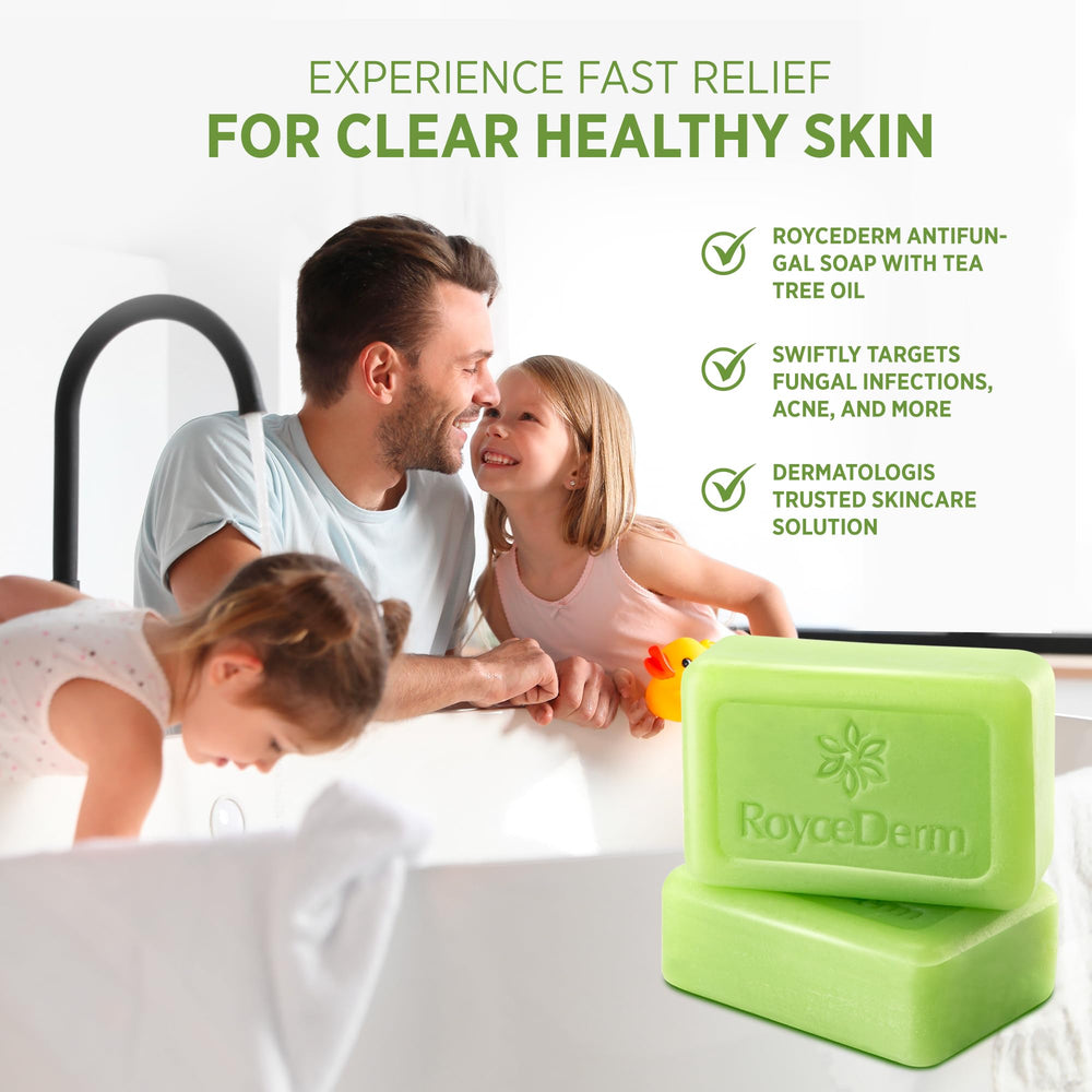 Roycederm tea tree soap activated foam with rich lather