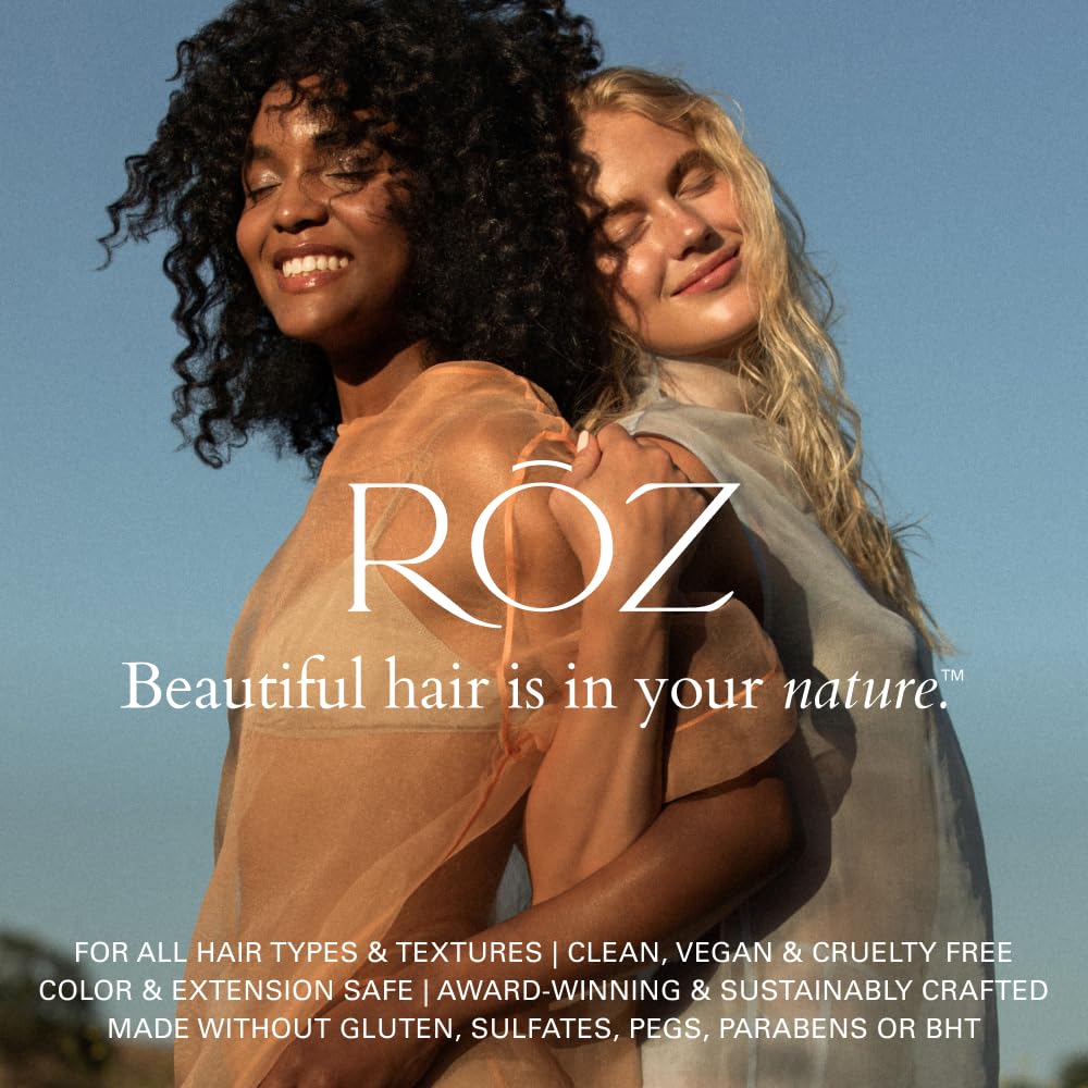 RŌZ Root Lift Spray packaging 8 fl oz bottle on vanity.