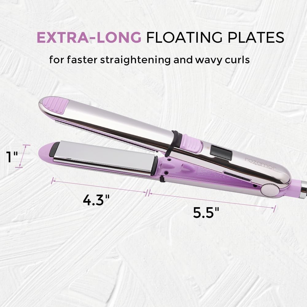 Rozamor dual voltage travel-ready design enables styling worldwide.