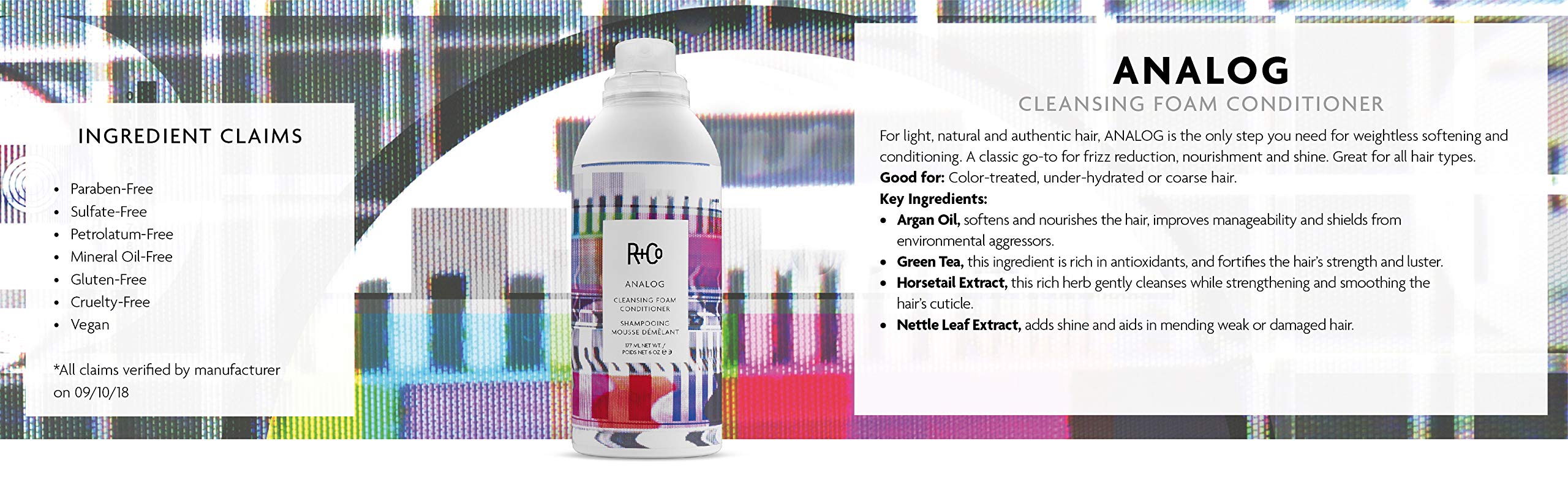R+Co ANALOG ingredients egypt argan-oil emphasize nourishment and protection