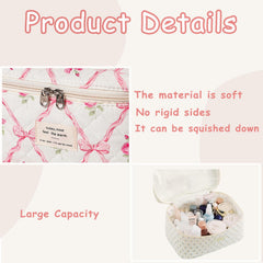 RSRSLEII small quilted bag for cosmetics and small essentials.