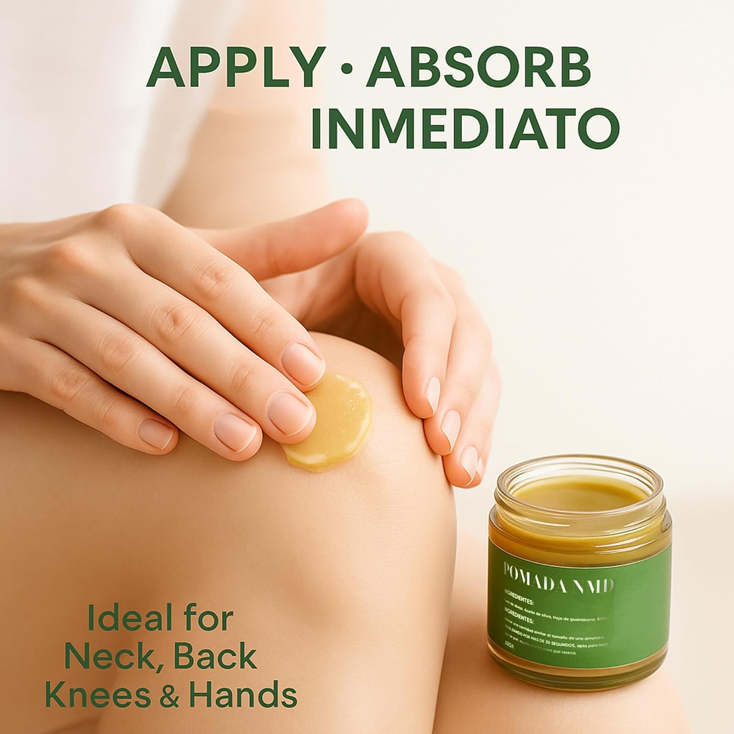 RTQSU Pomada NMD beeswax jar showcases rich hydration for dry skin.