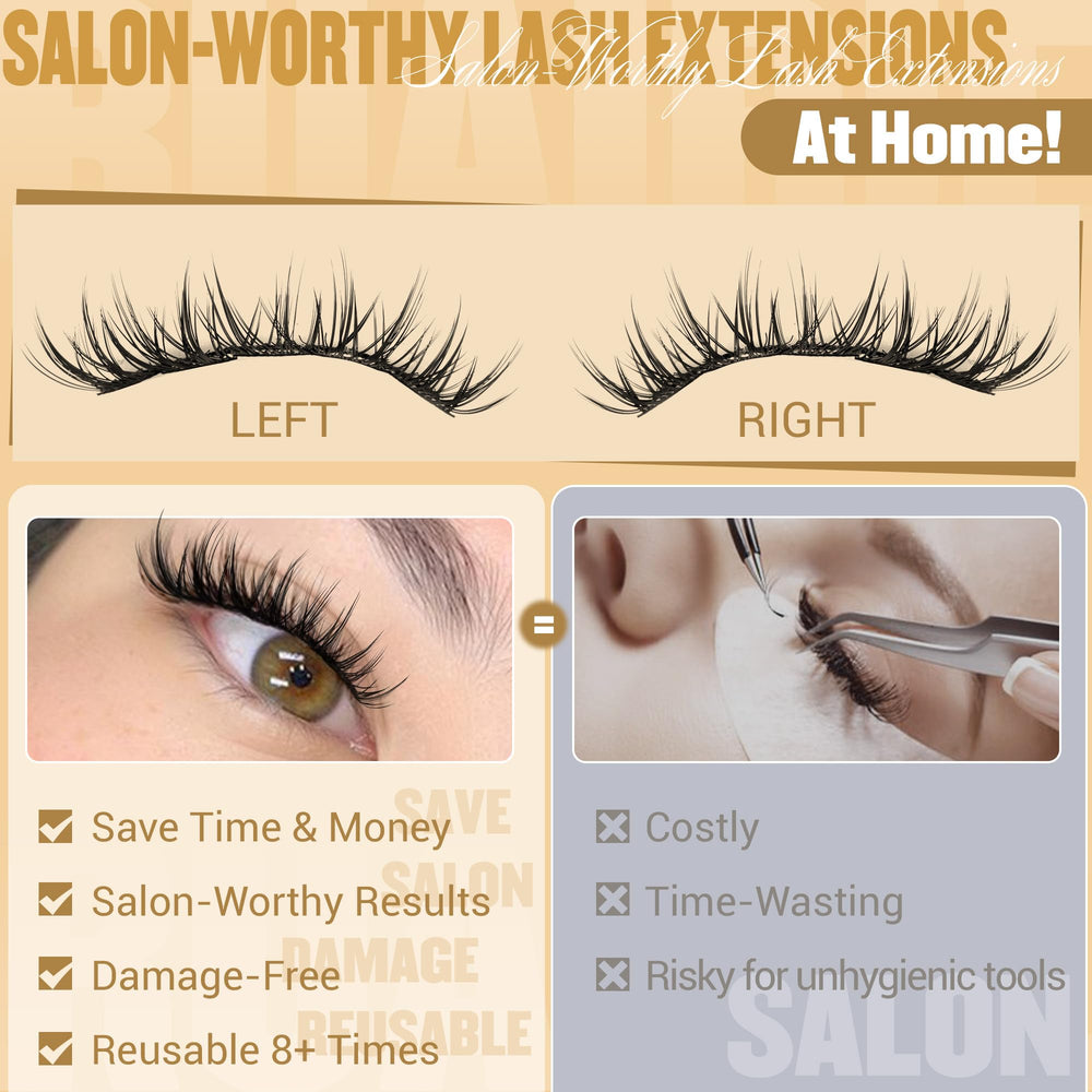 Ruairie bond and seal extend wear alongside included tweezers for precise placement.
