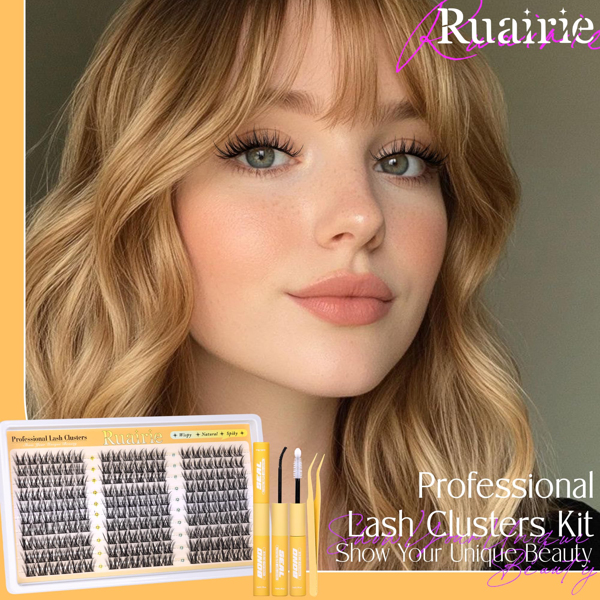 Ruairie premium lashes reduce irritation while delivering a soft, lightweight silhouette.