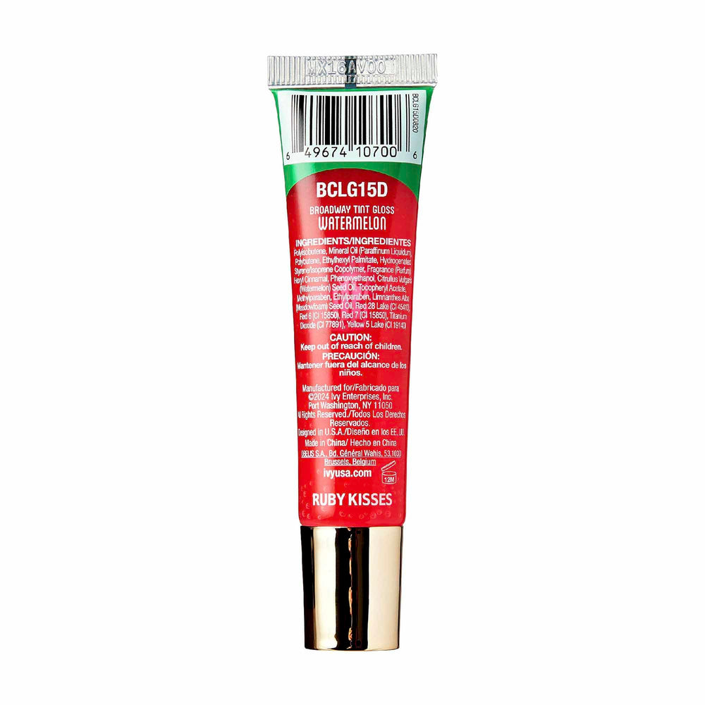 Ruby Kisses Broadway Vita-Lip coconut oil ingredient supports hydration.