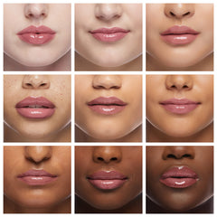 Ruby Kisses Broadway Vita-Lip Gloss high-shine finish on lips
