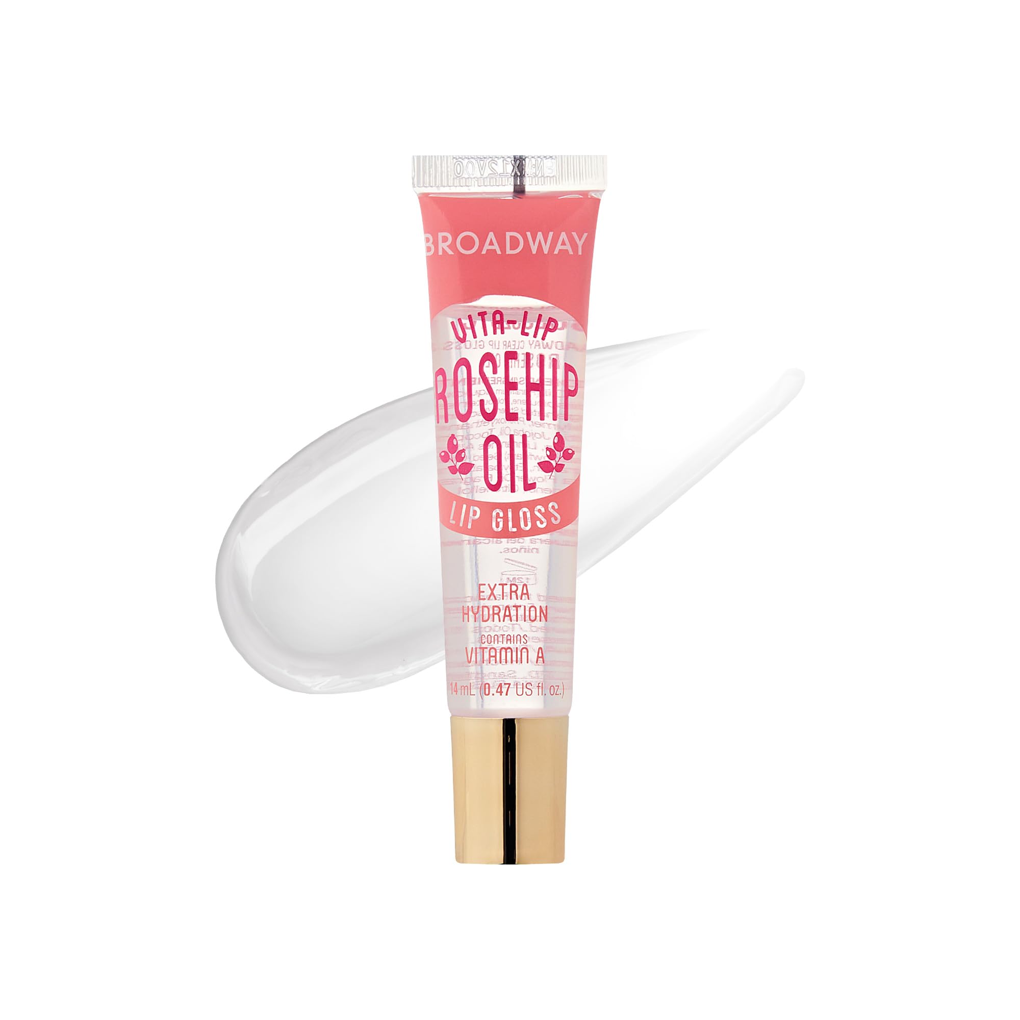 Ruby Kisses Broadway Vita-Lip Rosehip Oil sheen enhances natural lip glow