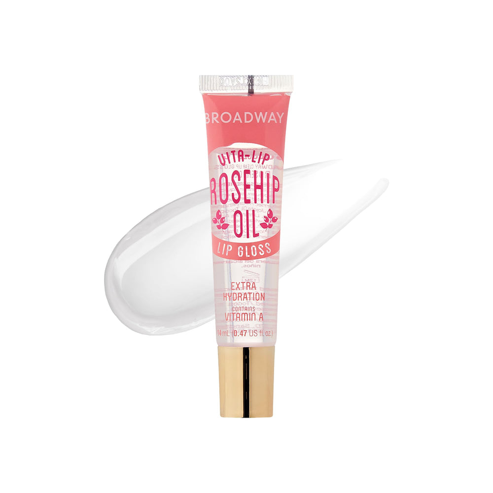 Ruby Kisses Broadway Vita-Lip Rosehip Oil sheen enhances natural lip glow