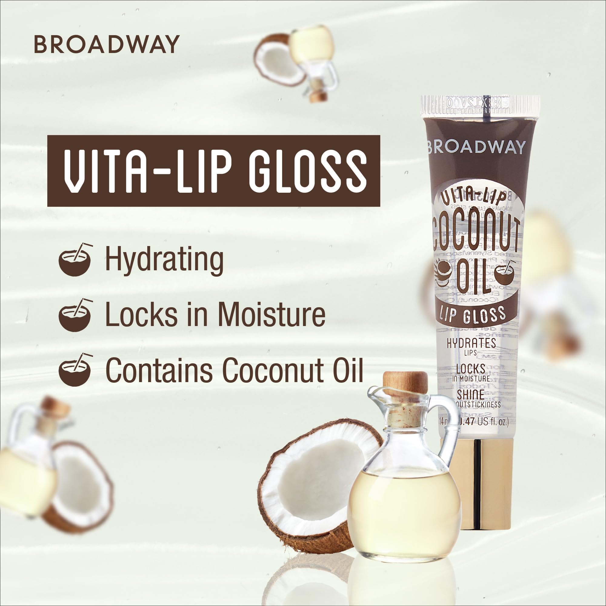 Ruby Kisses Broadway Vita-Lip Gloss vitamin-enriched formula supports daily lip care